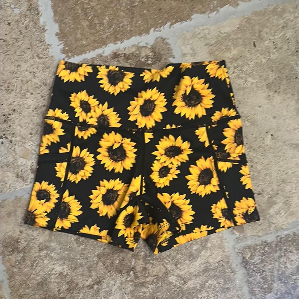Constantly Varied Gear High Waist Yellow and Black Shorts